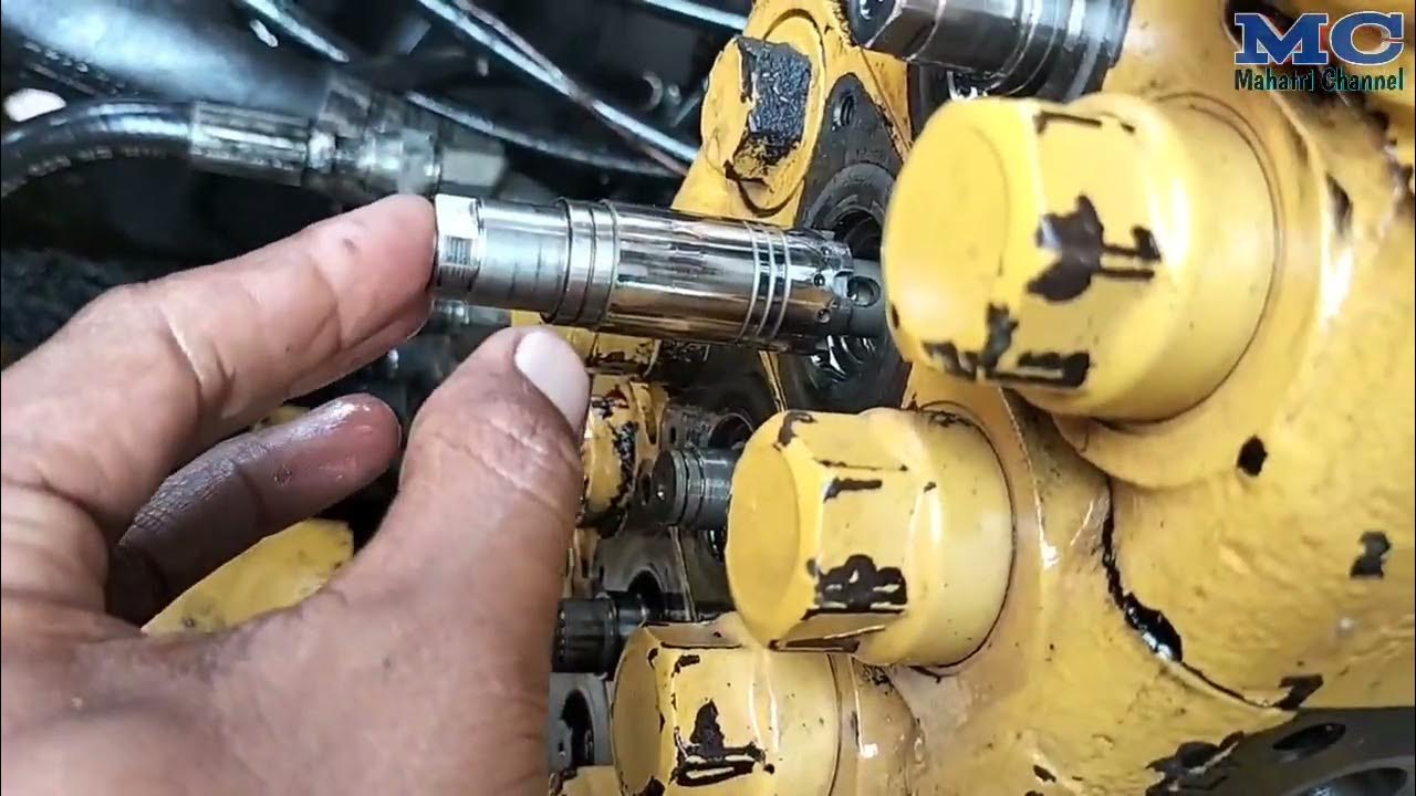 Urutan Code Spool Control Valve, Komatsu Pc130f-7.. - YouTube