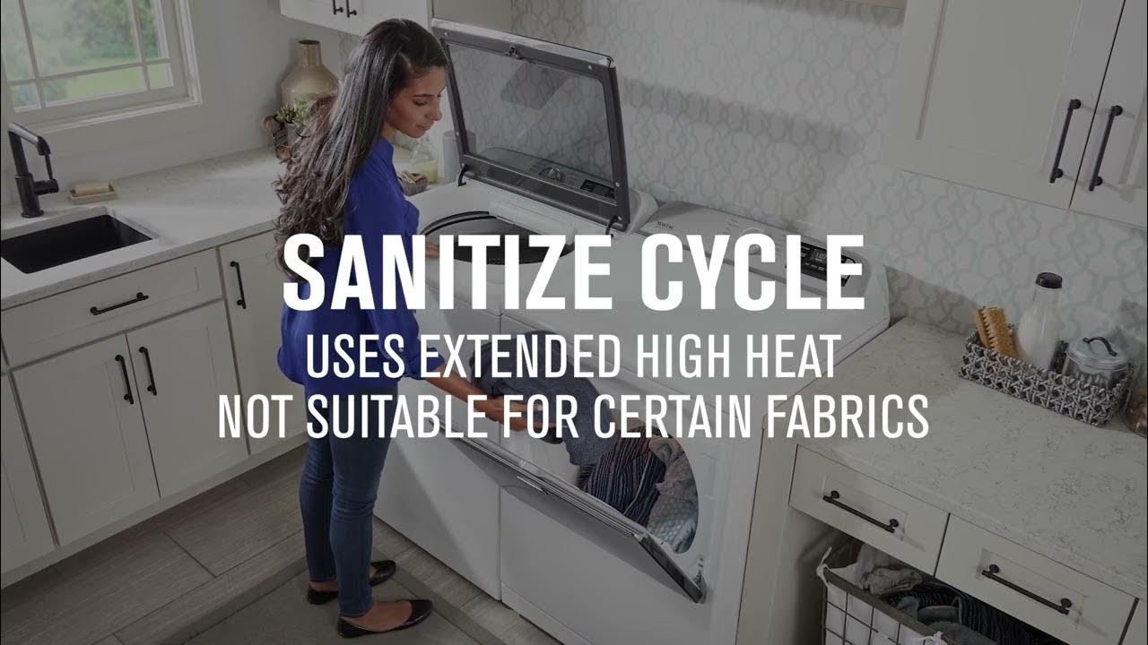 What Does the Sanitize Cycle for Maytag® Dryers Do & How Does It Work