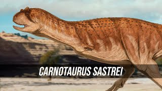 Carnotaurus sastrei - Paleoart - Speedpainting - Scientific digital illustration.