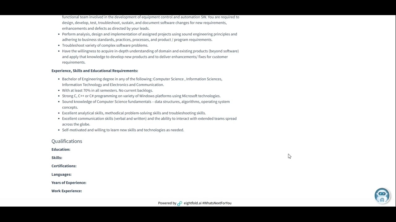 Applied Materials is hiring for Software Engineer Intern | Bangalore ...