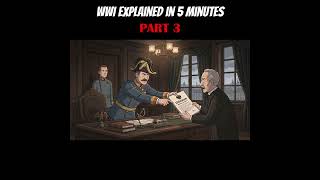 WW1 Explained in 5 Minutes | Part 3 🪖 #WWI #WW1 #explainedhistory #history #europe #explained