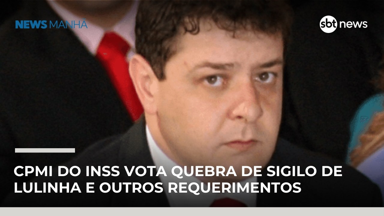 CPMI do INSS vota quebra de sigilo de Lulinha e ex-sócio do Banco Master | #NewsManhã