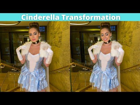 Cinderella Halloween Makeup & Hair Tutorial