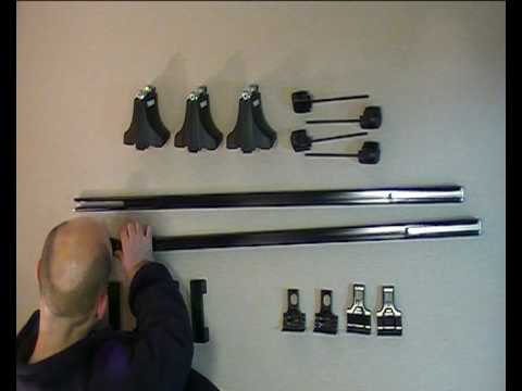 Assembling Thule Roof Bars With A Thule 750 Footpack Youtube