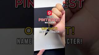 Pinterest Chose What I Draw… It Created THIS Character 💀🔥#shorts