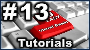 Variable data types in Visual Basic, Integer, Double, Long, Short, Single, etc. Easy VB.