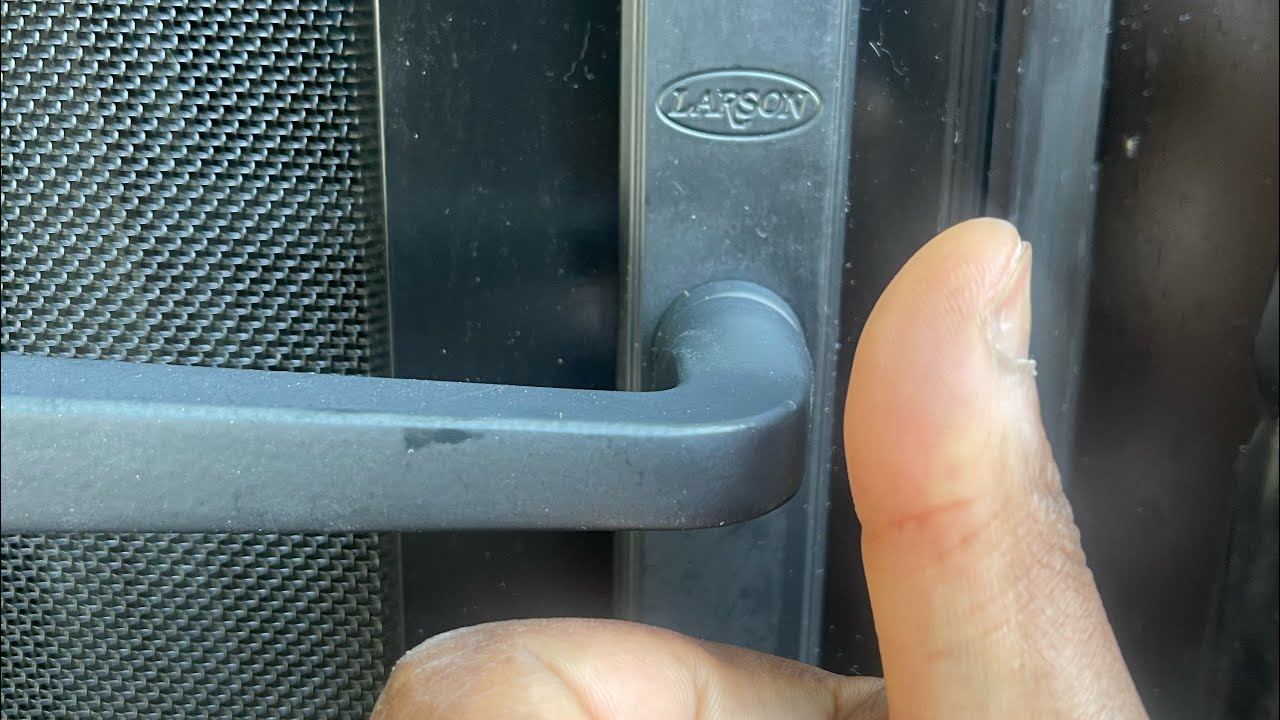 Larson Platinum Secure Screen Security Door Installed - Purchase Link Below 