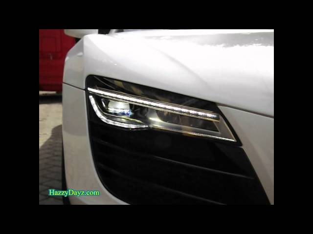 R8 2014 Facelift Front & Rear LEDs Demo Video Retrofit by HazzyDayz