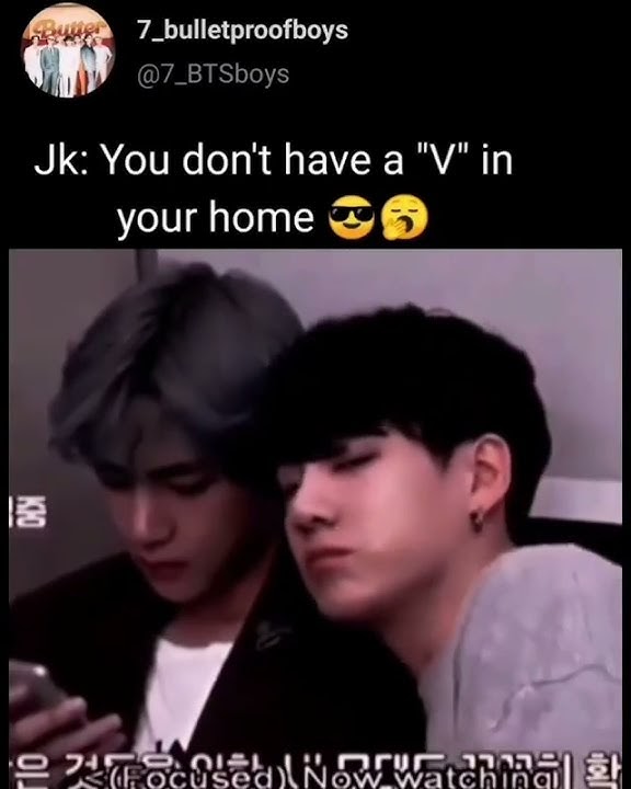 JK don't worry, No one will steal your Tae.😏🤭