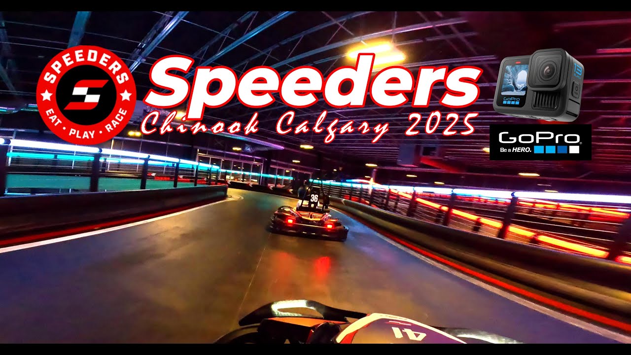 GOPRO HERO 13 IN LOW LIGHTS/Speeders Indoor GoKart at Chinook Calgary 2025 / Family Day Bonding.