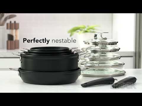The Rock 9-Inch Fry/Cake Pan with T-Lock Detachable