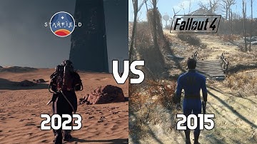 Starfield vs Fallout 4 - Details Comparison - Which game did it better?
