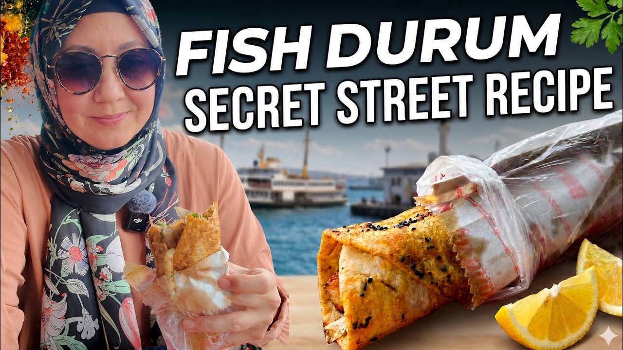 How To Make Authentic Istanbul Balık Dürüm (Turkish Fish Wrap)