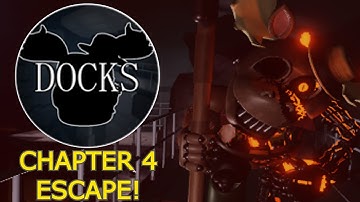 How to ESCAPE CHAPTER 4 - DOCKS in PIGGY: THE ROBOTIC APOCALYPSE! - Roblox