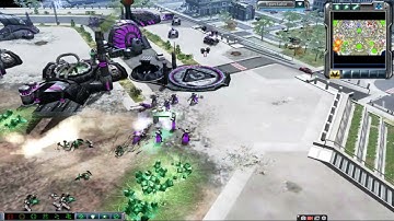 C&C3 Kane’s Wrath FFA Mat, Pom, Fey, Jim & Hard AI on Uphill Battle