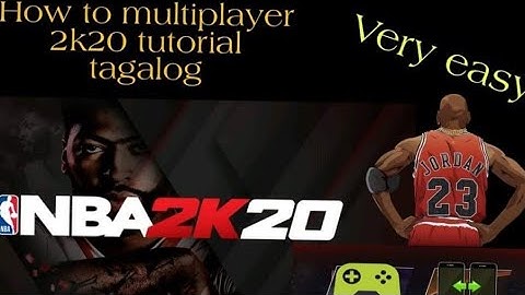 How to multiplayer  2k20  step by step tutorial tagalog/android. Very easy
