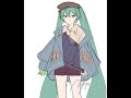 雑談しながら初音ミクさんの絵を描いている配信　線画【2025/11/10】