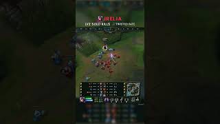 Irelia LV2 SOLO KILLS Twisted Fate | BR Grandmaster Patch 26.12 #shorts