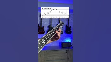How to play a 6 string minor 7th arpeggio on guitar #shorts
