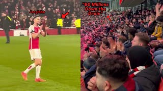 Jorginho Amazing Reaction to Arsenal Fans Singing Kai Havertz Chants