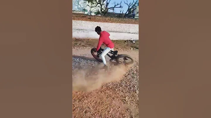 Fat Bike Drift Video #shorts #shortvideo 😲😲😲😲😲😲