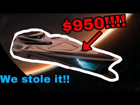 Stealing the most expensive ship in Star Citizen.