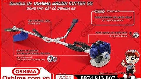 Hướng dẫn lắp máy cắt cỏ Oshima SS330  l Savimax l Oshima