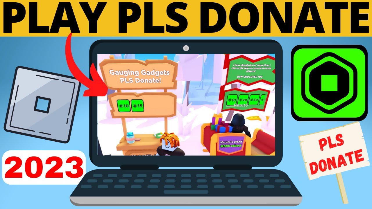How To Play Pls Donate On Roblox Setup Pls Donate Stand 2023 Update Youtube