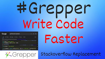 Write Code Faster than Previous - Grepper - A StackOverflow Replacement