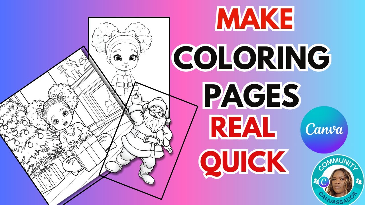 Как создавать раскраски за считанные минуты с помощью Canva