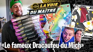 On ouvre pour avoir le Dracaufeu de Michou (48 boosters la Voie du Maitre)