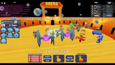 Killing Bosses With ca90east In Tapping Simulator