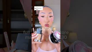 $30 makeup challenge… can I do it 👀 #makeuptutorial #makeupchallenge #affordablemakeup #makeuptips