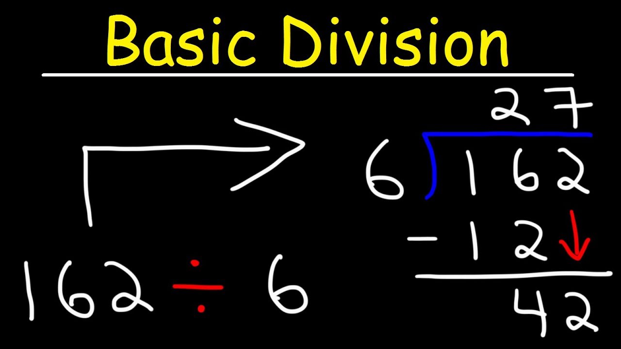 how do we solve division problems