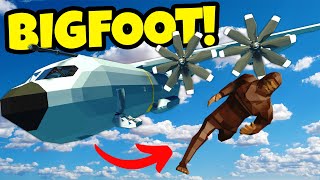We Crashed a Plane Full of BIGFOOT Creatures in Stormworks Multiplayer!