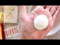 How to make your OWN AIR DRY CLAY / 10 minute DIY clay (No cooking. No oven baking)