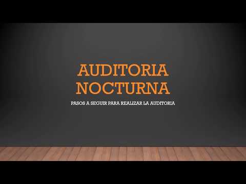 Vídeo: Por que a auditoria noturna deve ser preparada sistematicamente?