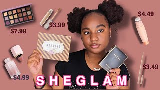 UNBOXING MY #SHEGLAM MAKEUP ||Princess Jonny, (eyeshadow palette, concealer, contour)