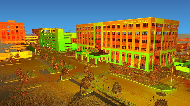 Laser Scan of The Woodlands Hospital- Houston Methodist