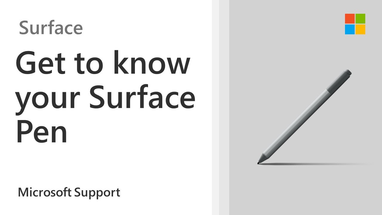 How To Use The Surface Pen | Microsoft