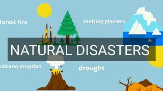 Natural Disasters| Animated Flashcards| Words Describing Natural Disasters