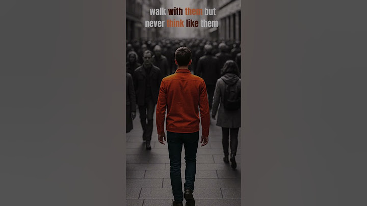 Be Among Them, But Think Beyond Them | Stand Out Motivation