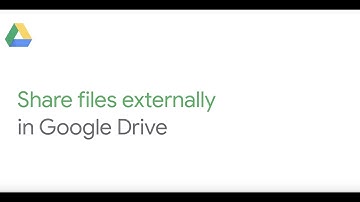 Share files externally in Google Drive