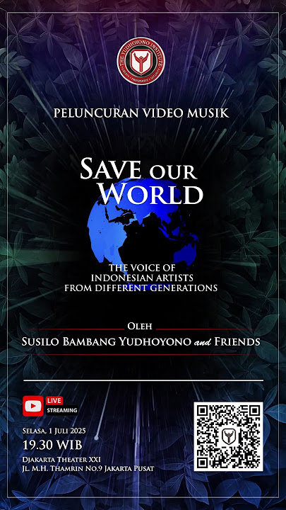 Don’t miss it! A special surprise from Pak SBY & Friends is coming tonight at 8 PM (WIB)