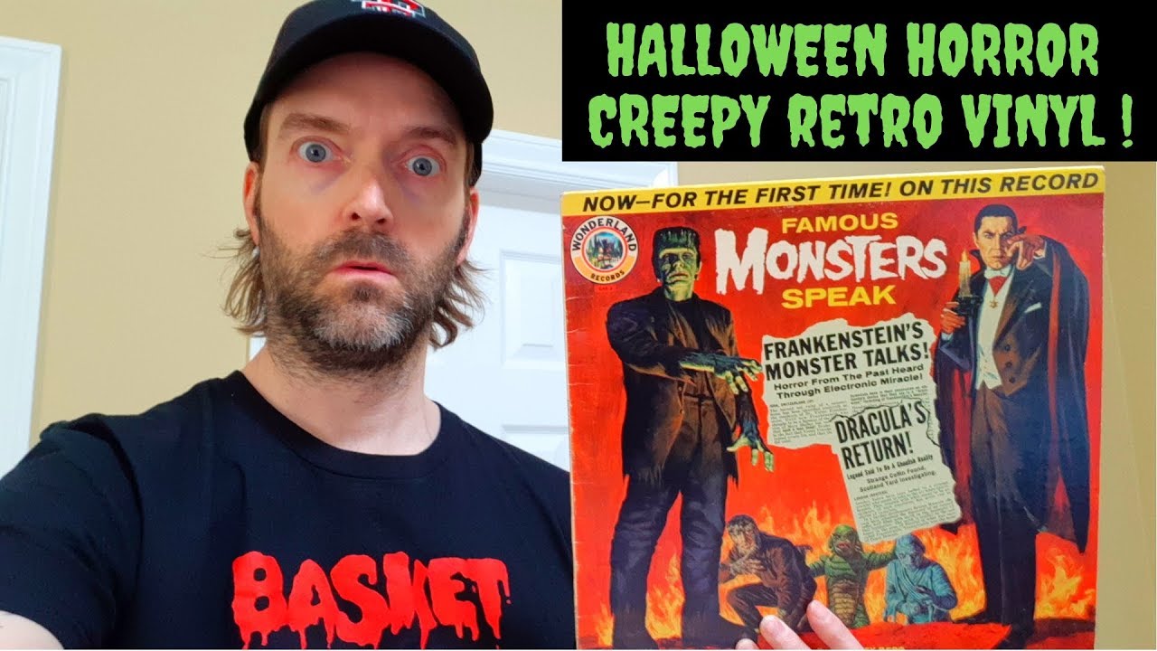 Spooky Halloween Records Horror Music! 70's Vinyl LPs Horror Collection Creepy! Review Video Update