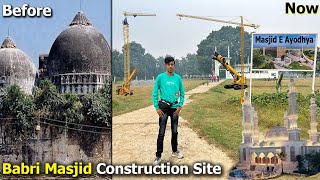 New Babri Masjid is Built Here in Ayodhya | Modern Babri Masjid Construction Update