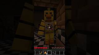I got so scared that I exited the Game. 😵 #minecraft #minecraftshorts #fnaf #fivenightsatfreddys