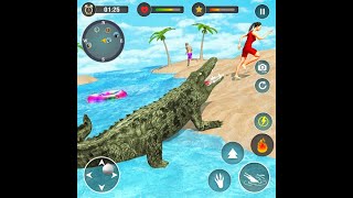 Animal Crocodile Attack Sim screenshot 5