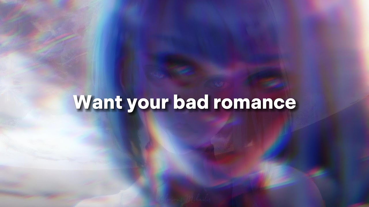 Bad Romance Lady Gaga ( sped up ) Lyrics YouTube