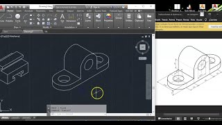 AutoCAD  dibujo en isométrica